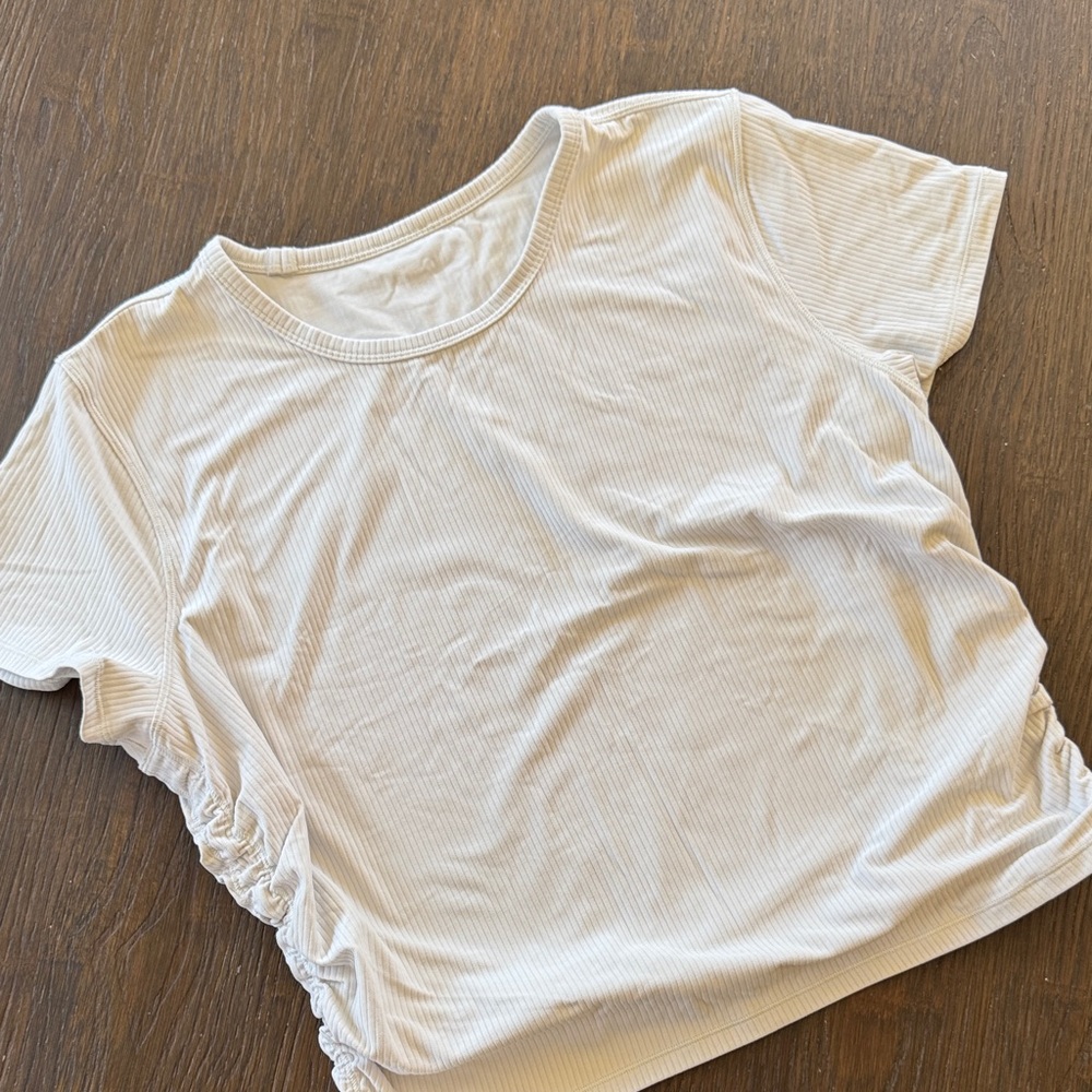 Lululemon All It Takes Ribbed Nulu Tshirt Vapor